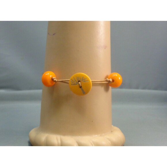 4 Handmade tree of life button leather Bracelets Lot size 7.5 to 8 inches - Picture 7 of 7